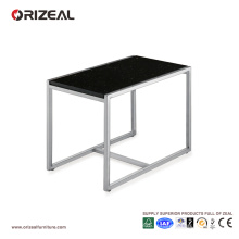 Orizeal Grande Table Basse en Verre Noir Carré (OZ-OTB011)